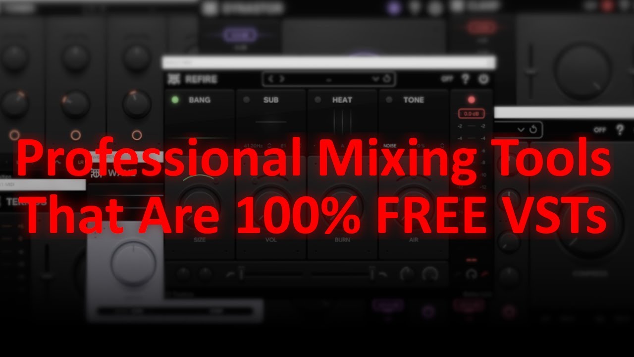 Professional Mixing Tools That Are 100% FREE VSTs