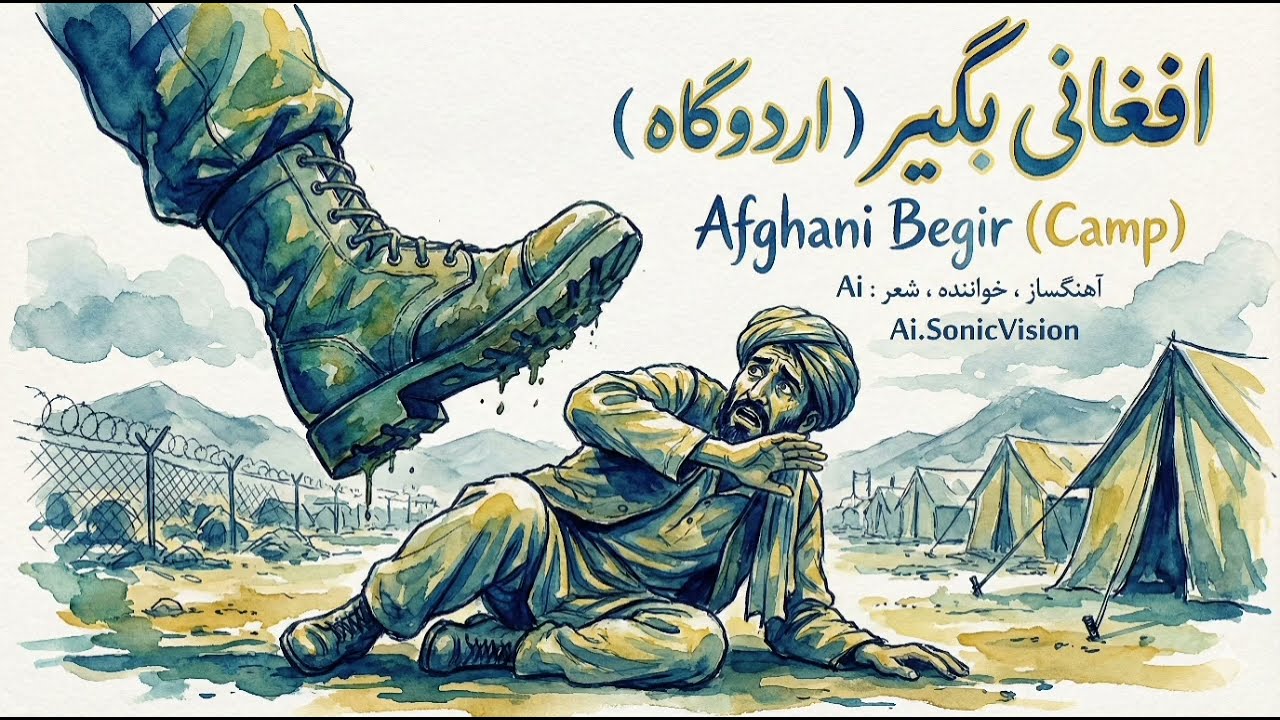 🎵 رپ اعتراضی افغانی – اردوگاه | AI MusicVideo