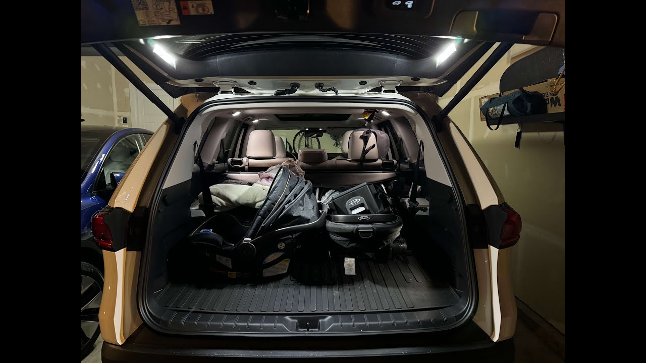 Toyota Grand Highlander Rear Hatch Cargo Lamps installation