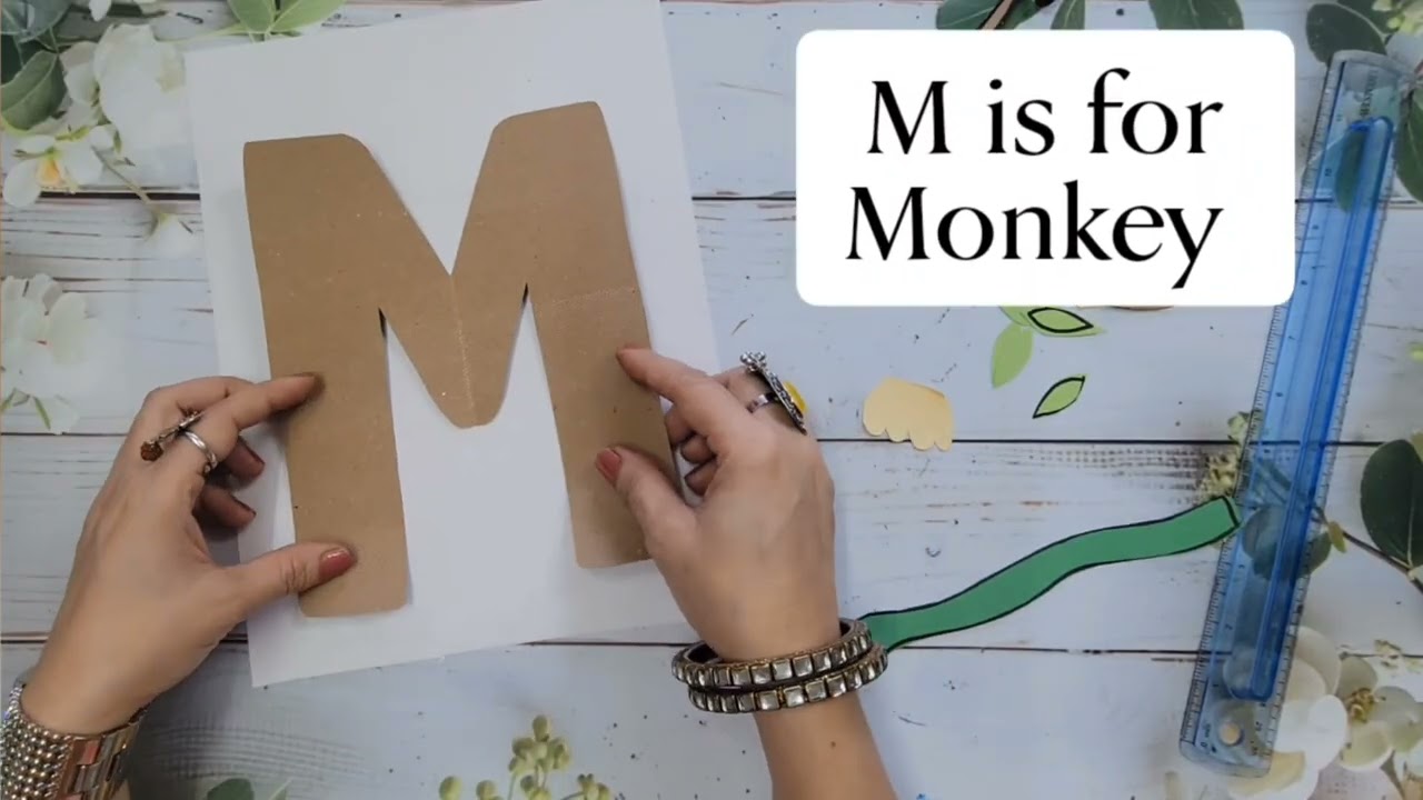 M is for Monkey : Alphabet Craft Series 