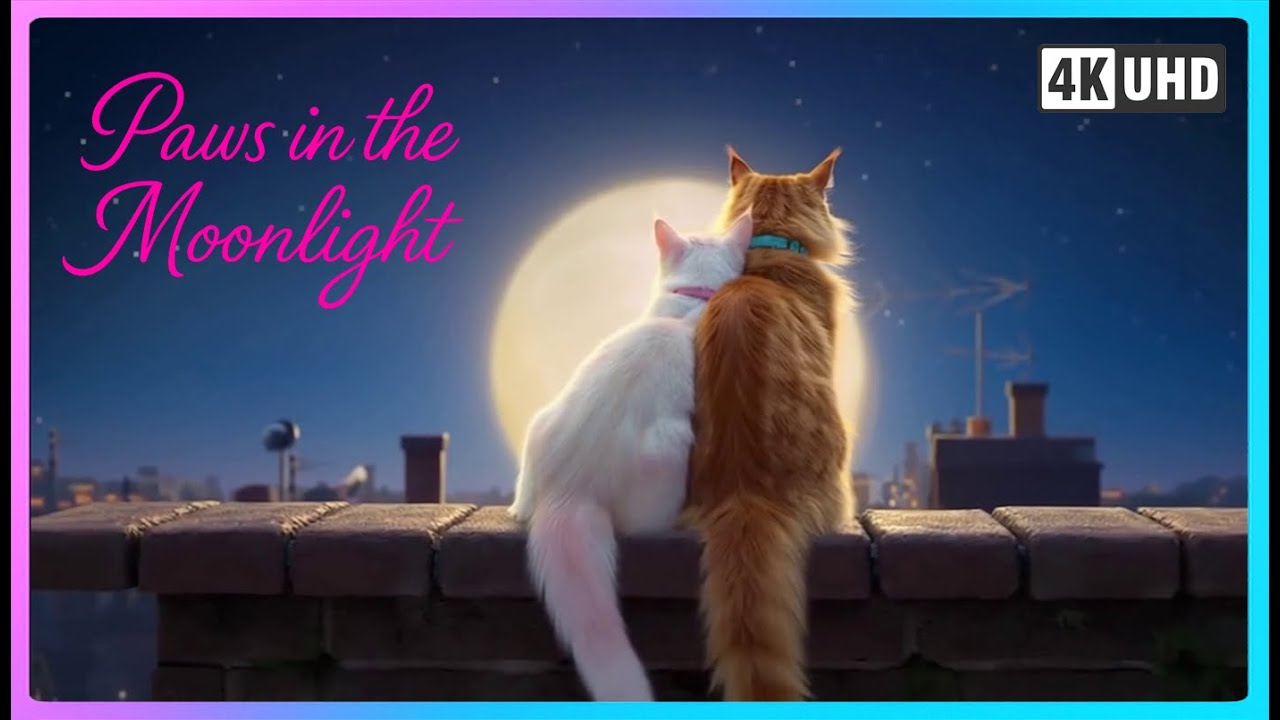 Paws in the Moonlight – Official Music Video | Romantic Electro-Pop with Dreamy Nighttime Vibes