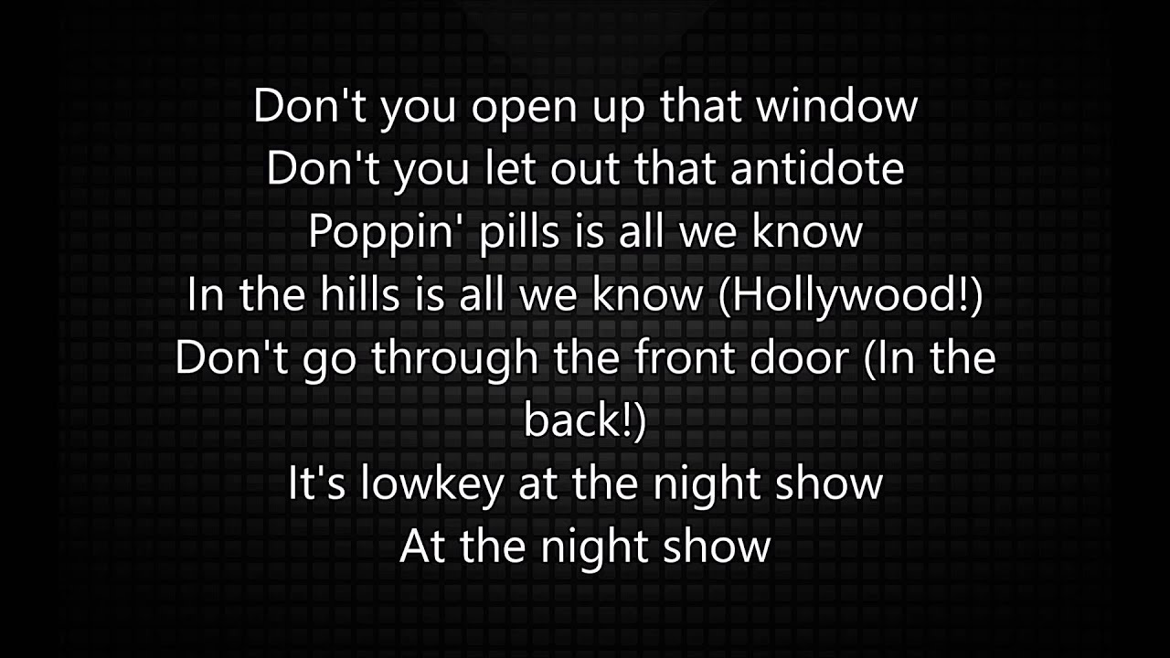 Travis Scott - Antidote (lyrics on screen) HD