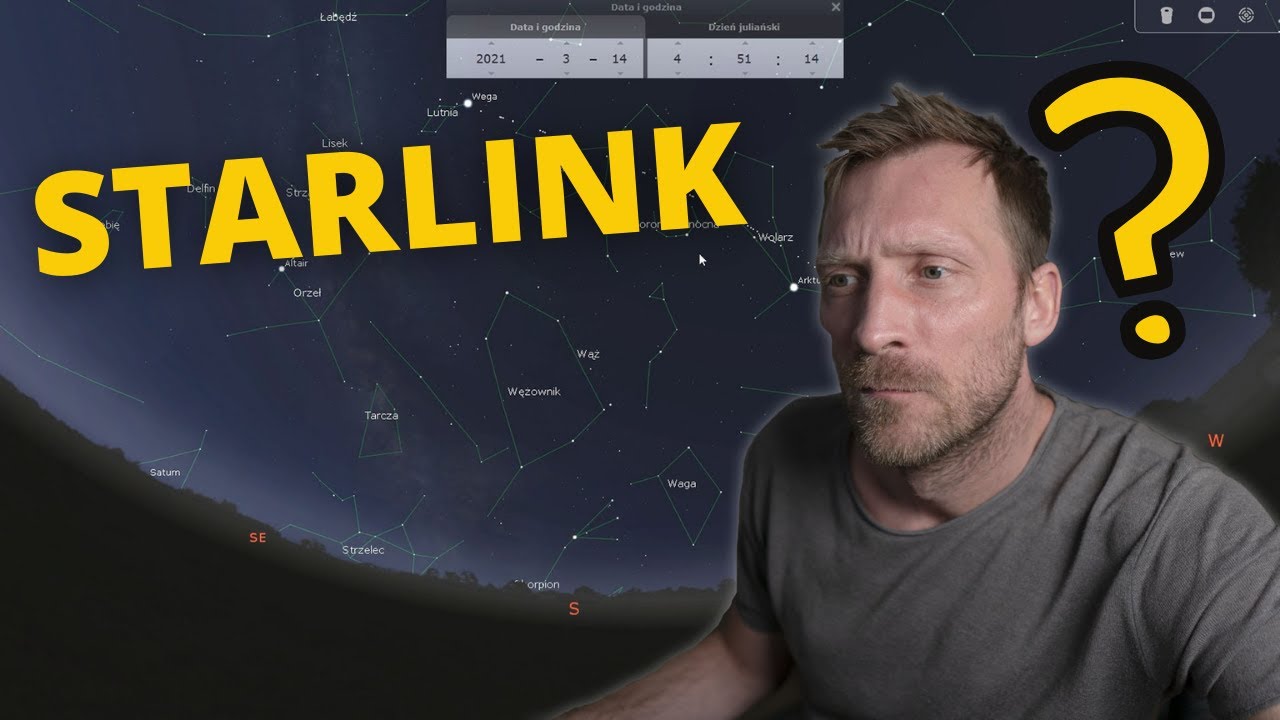 Jak oglądać Starlinki w Stellarium?