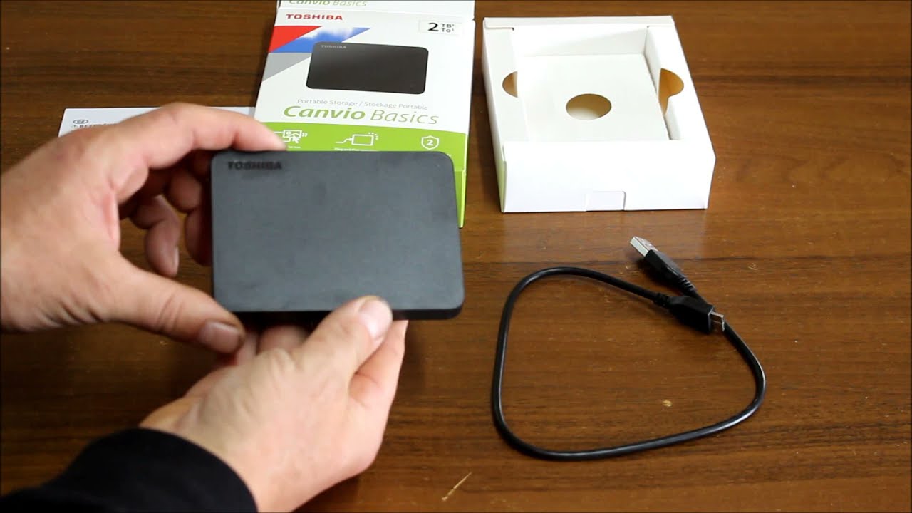 Розпакування Жорсткий диск Toshiba Canvio Basics 2TB 2.5