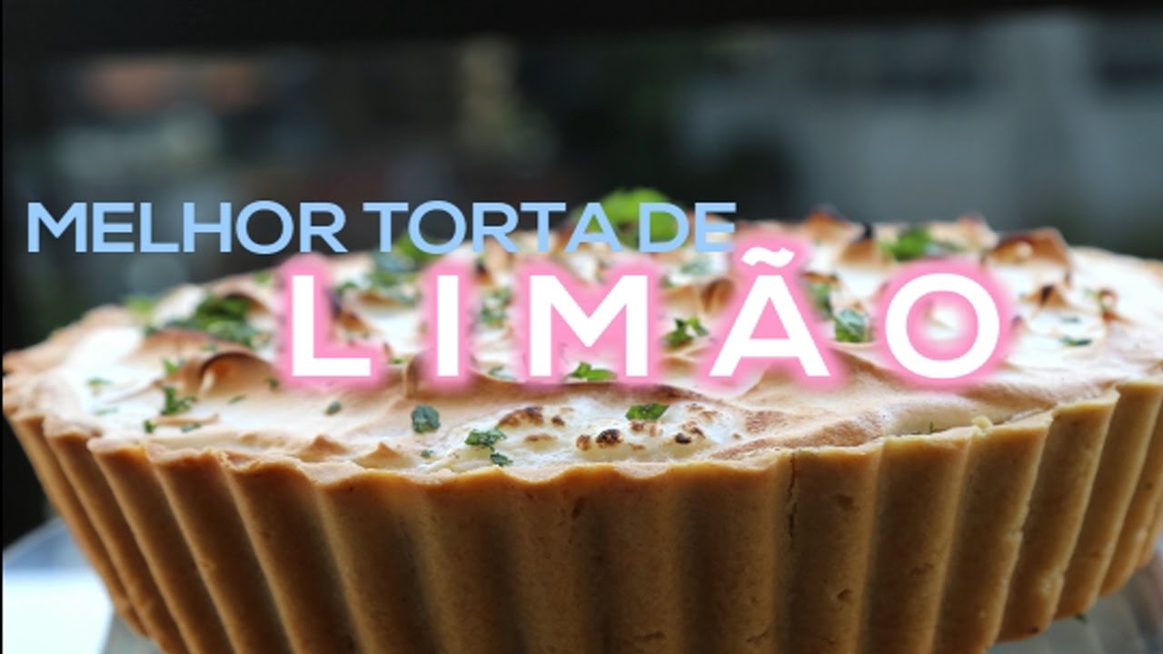 Torta de Limão MARAVILHOSA!