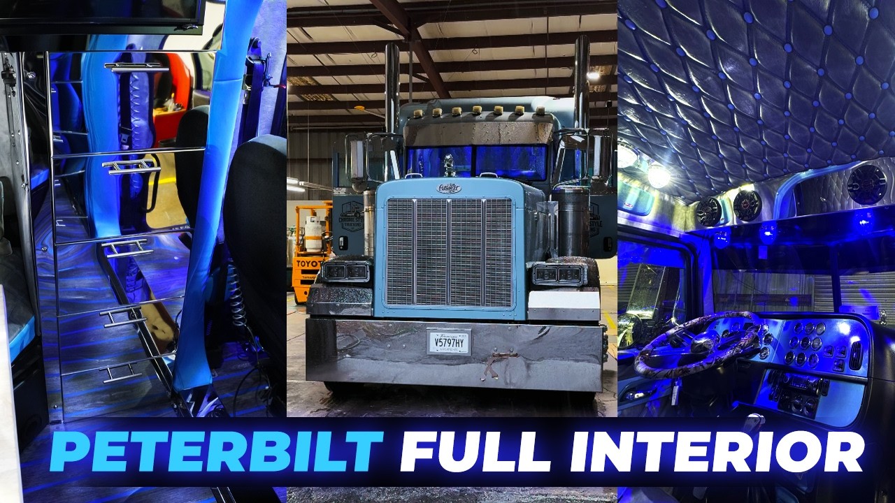 Улучшение интерьера за 15 000 долларов… Этот Peterbilt просто НЕВЕРОЯТНЫЙ 🔥
