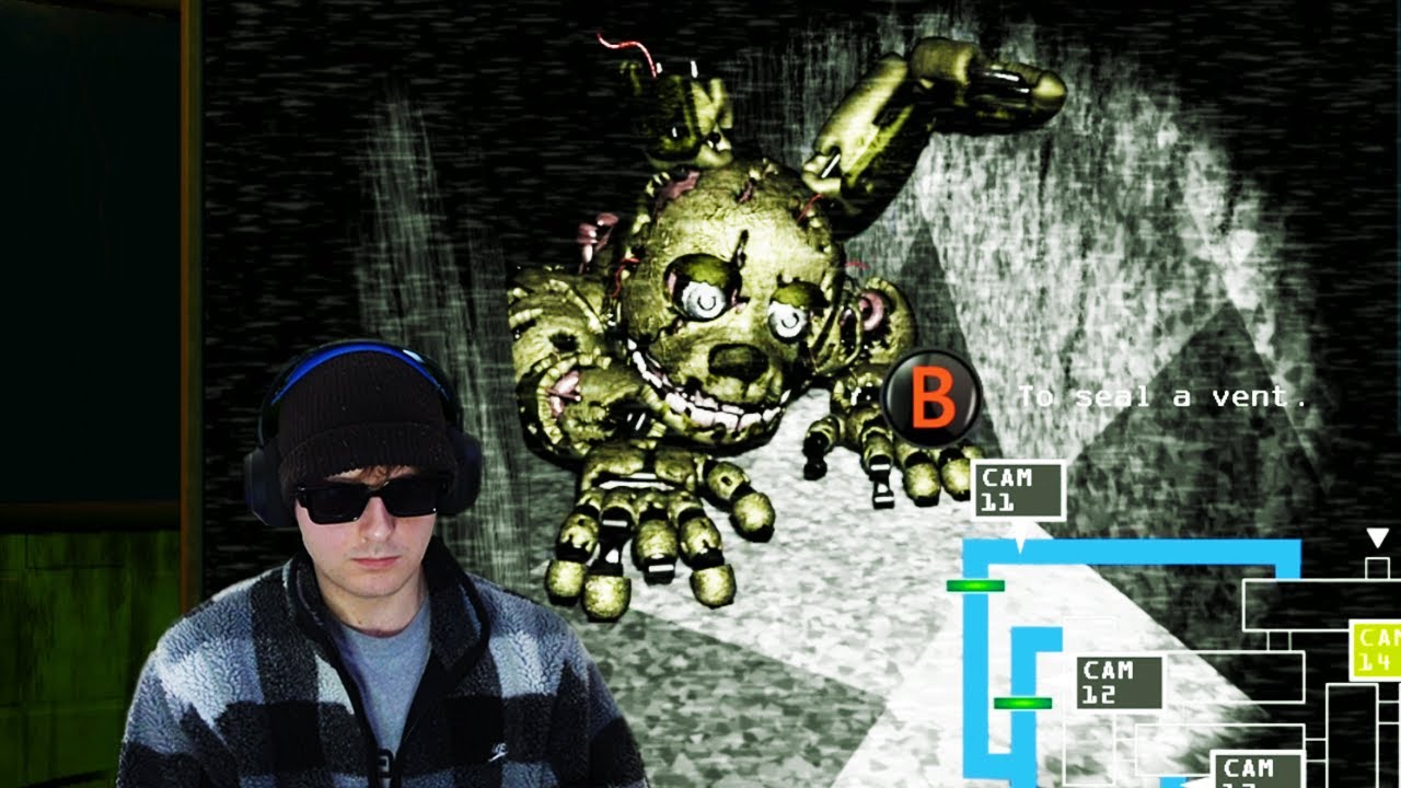 I Tried Aggressive Nightmare Mode in FNAF 3