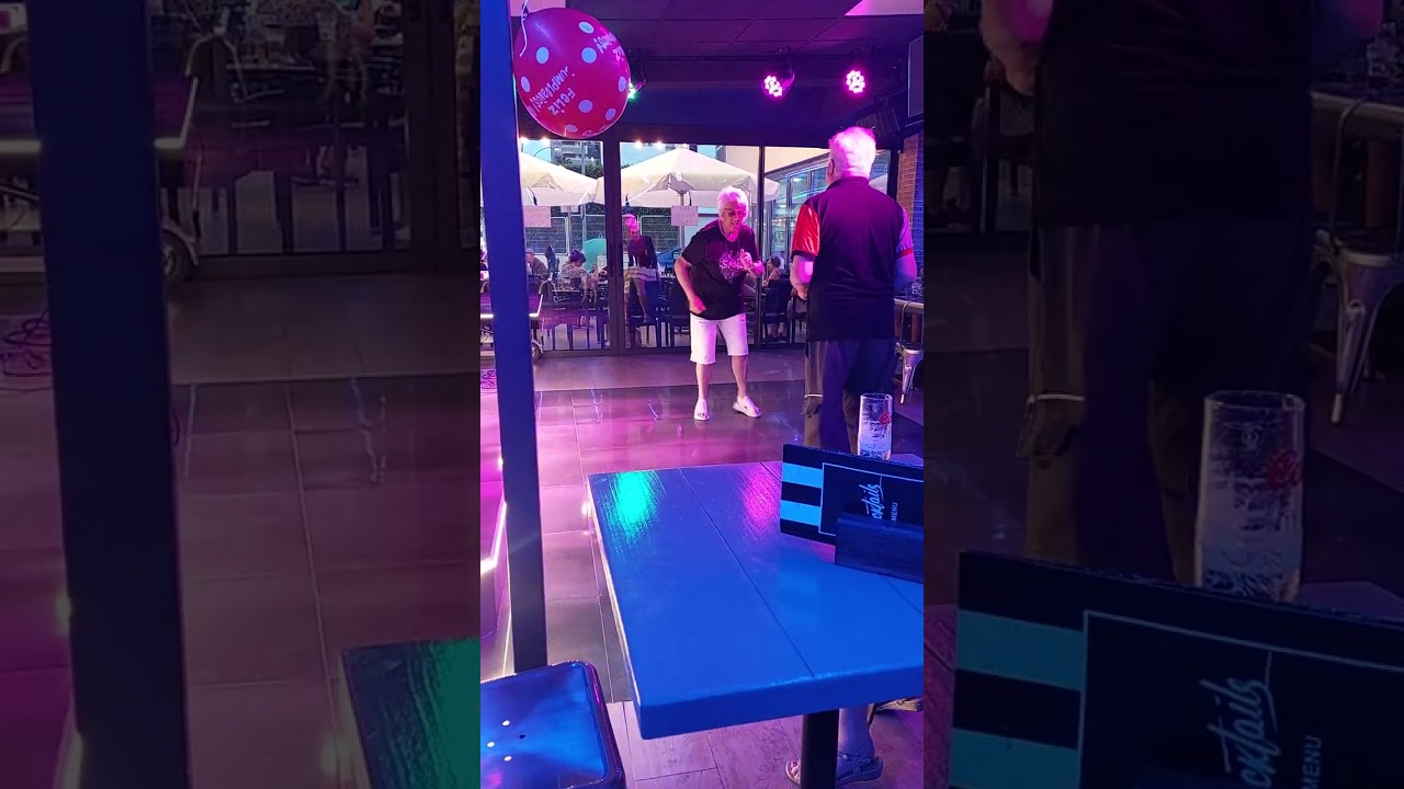 Benidorm  best dancers on the dance floor.. sandy from Dublin. 1 of my fans.