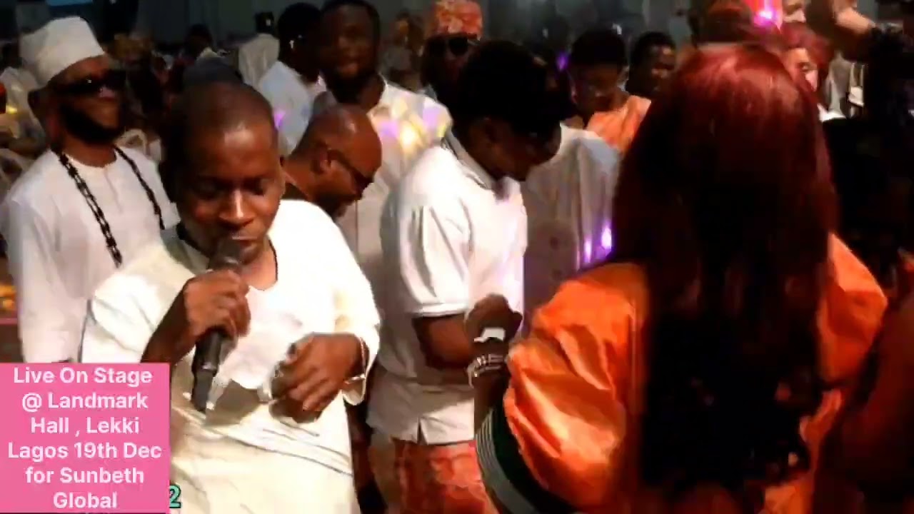 Dare major live on stage @ Landmark Hall, Lekki Lagos .Dec 19th 2025 for Sunbeth Global