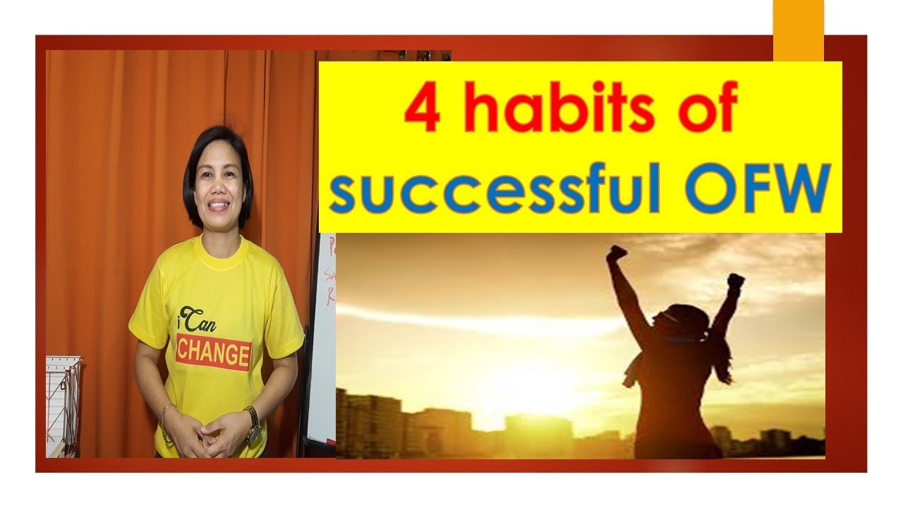 4 habits of successful OFW