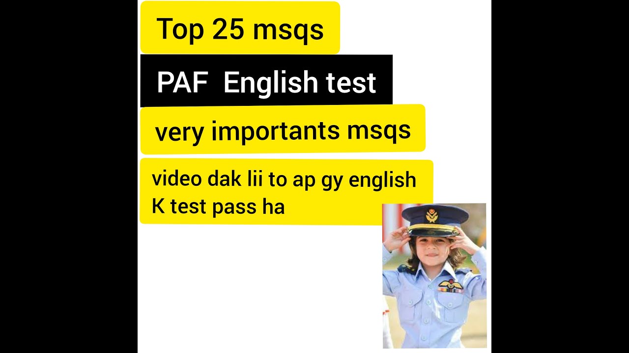 PAF Aerotrade test preparation | Paf english test preparation | paf airmen 2021//PAF English test