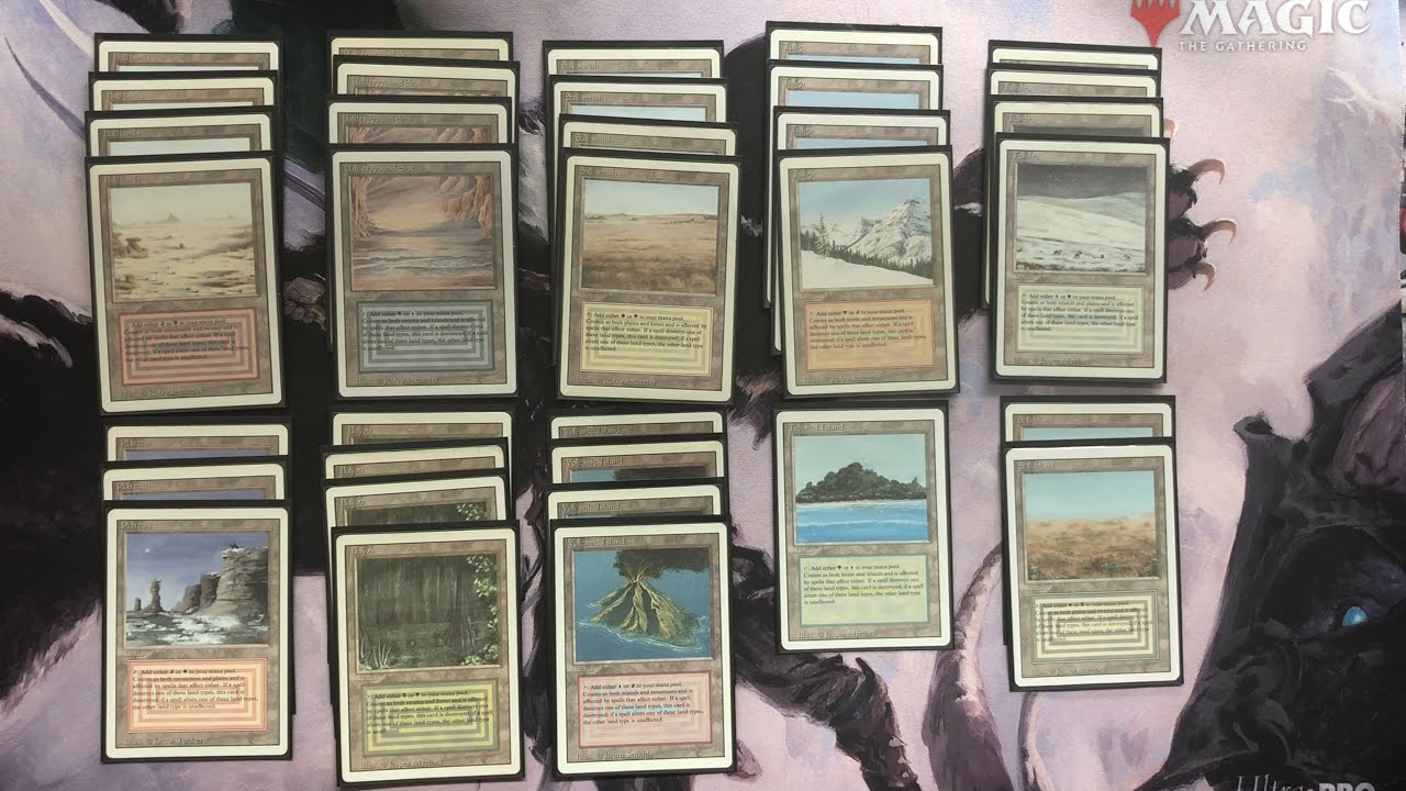 My journey to 40 MTG Dual Lands is almost complete! Low price for Duals creates opportunity!