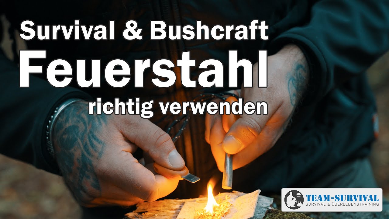 Feuer machen mit Feuerstahl: Die einfache Technik, die wirklich klappt!