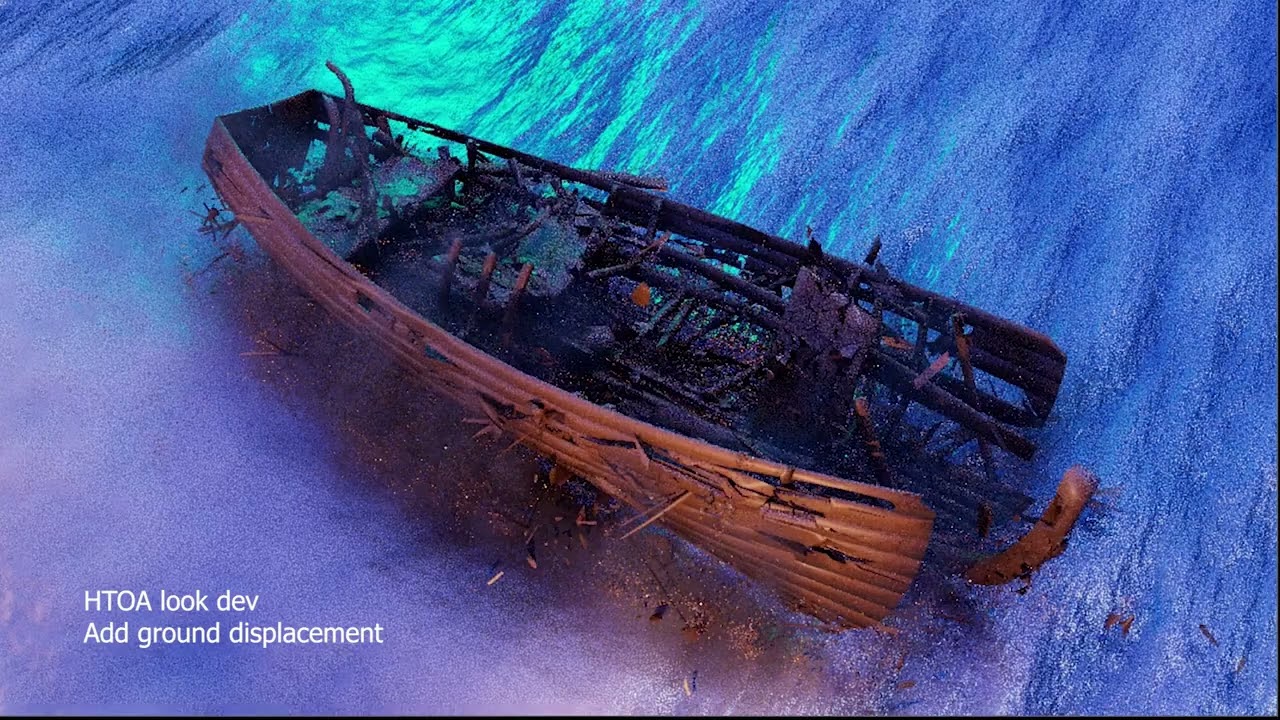 [Houdini] Old boat #destruction #arnoldrender #houdinifx