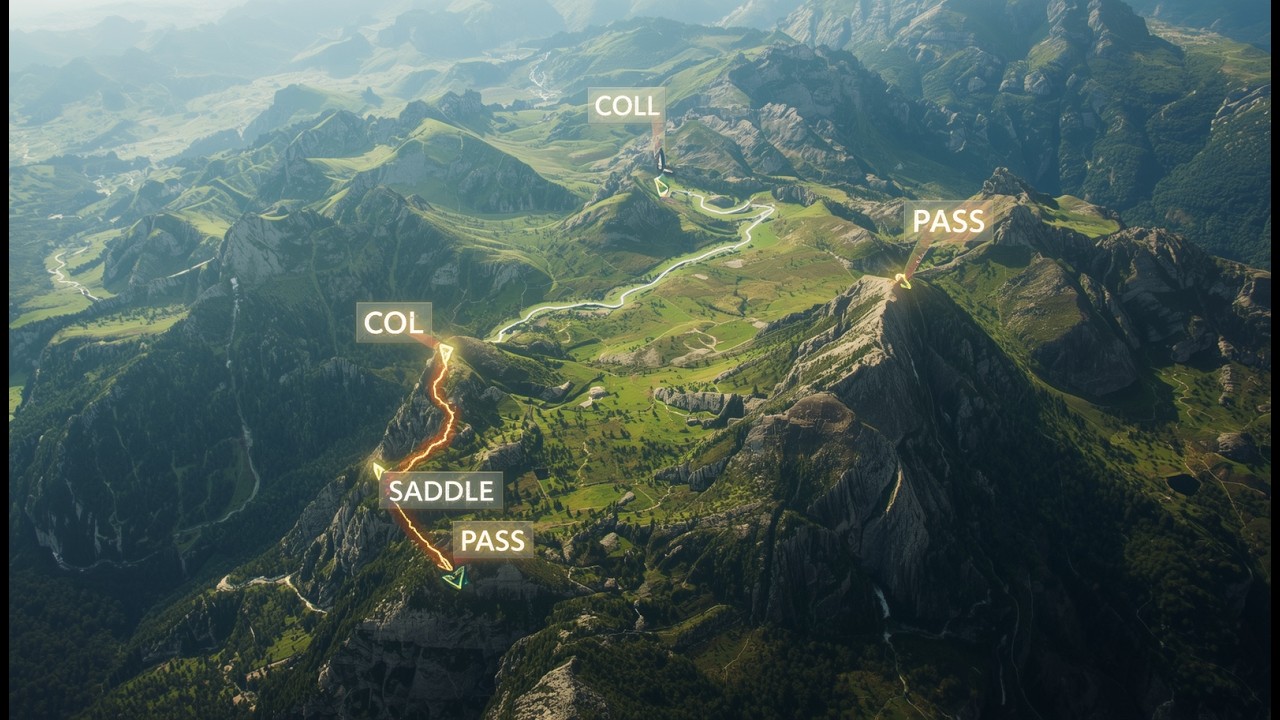 What Are Col, Saddle & Pass? | Topographical Maps |MAP INTERPRETATION