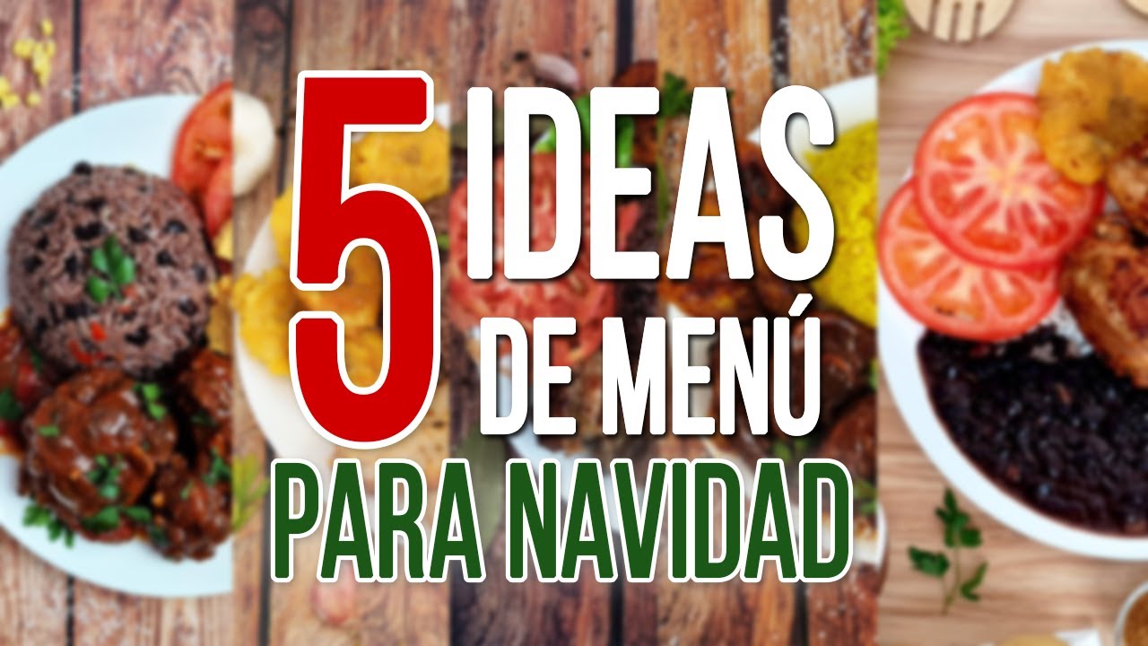 😋 COMIDA CUBANA para Navidad ►5 Ideas de Men&uacute; Navide&ntilde;o que a TODOS les Gustar&aacute;