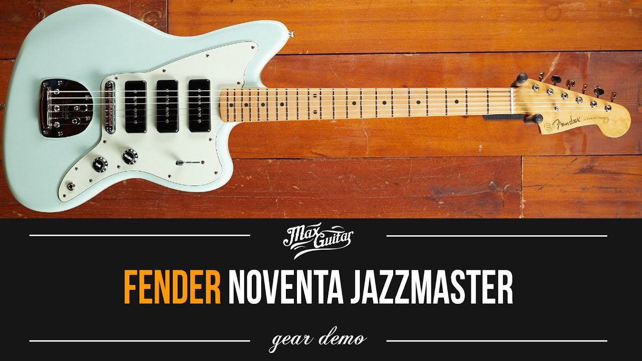 Three pickup Jazzmasters are epic! Fender Noventa Jazzmaster!