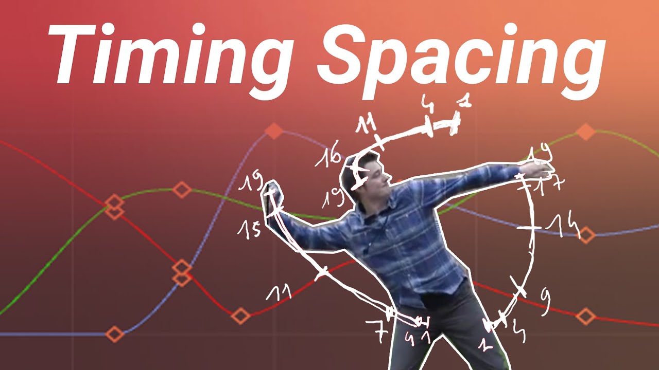 🤸 Maîtriser le TIMING / SPACING  [ Courbes d'animation, Graph editor ]