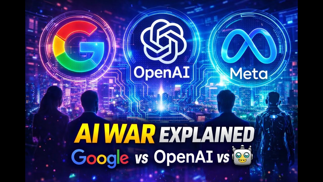 Google vs OpenAI vs Meta — Who’s Leading AI in 2026? 😱 | AI Tect World