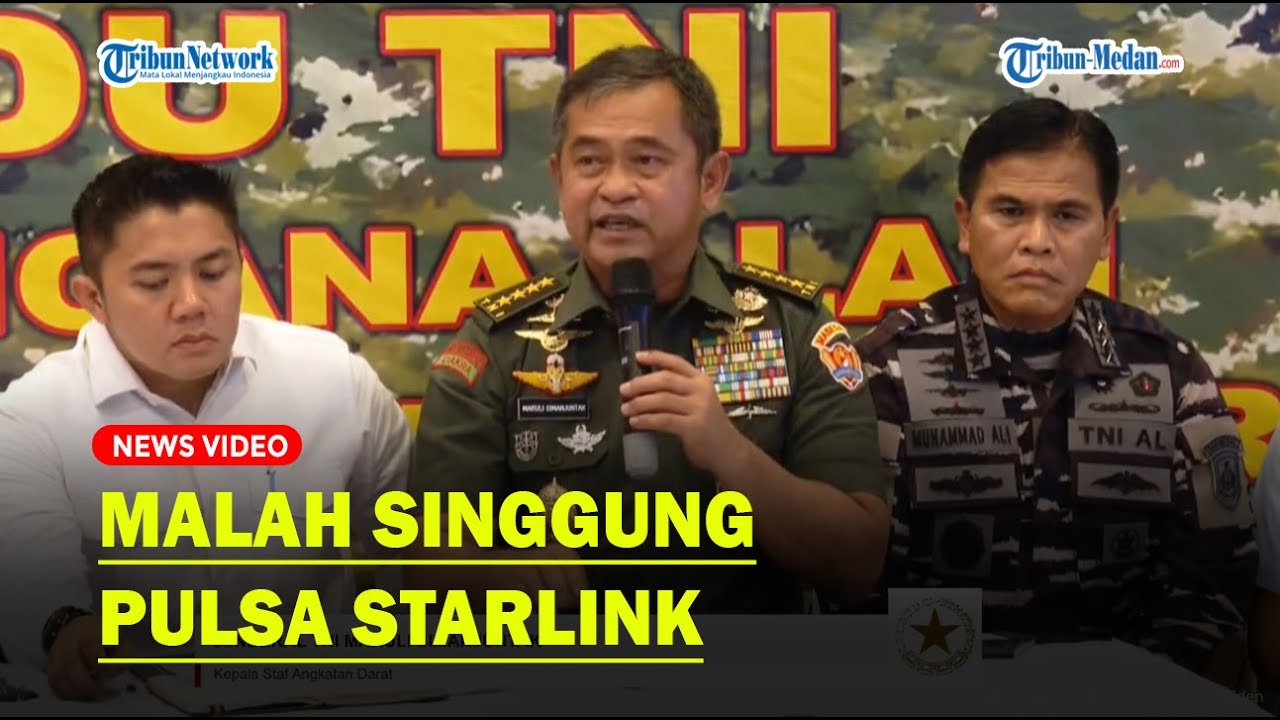 JENDERAL Maruli Singgung Pulsa Starlink untuk Korban Bencana: Belum Tahu Siapa Mau Bayar. .