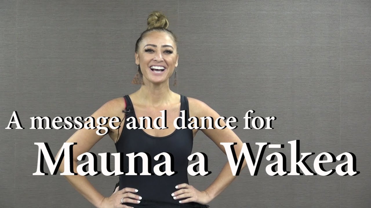 A message and dance for Mauna a Wākea _ Poli'ahu I Ke Kapu _メッセージ＆オリ＆フラ_フラミー#37