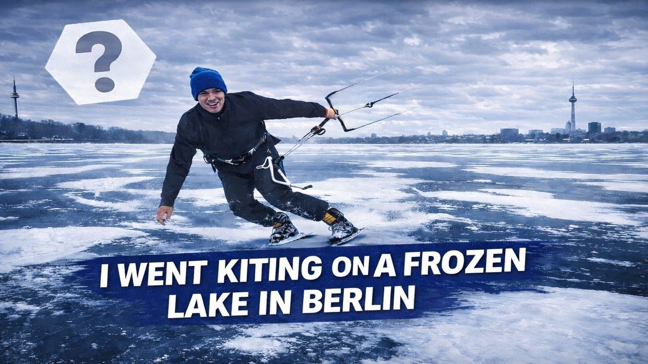 I Went Kiting on a Frozen Lake in Berlin 😳