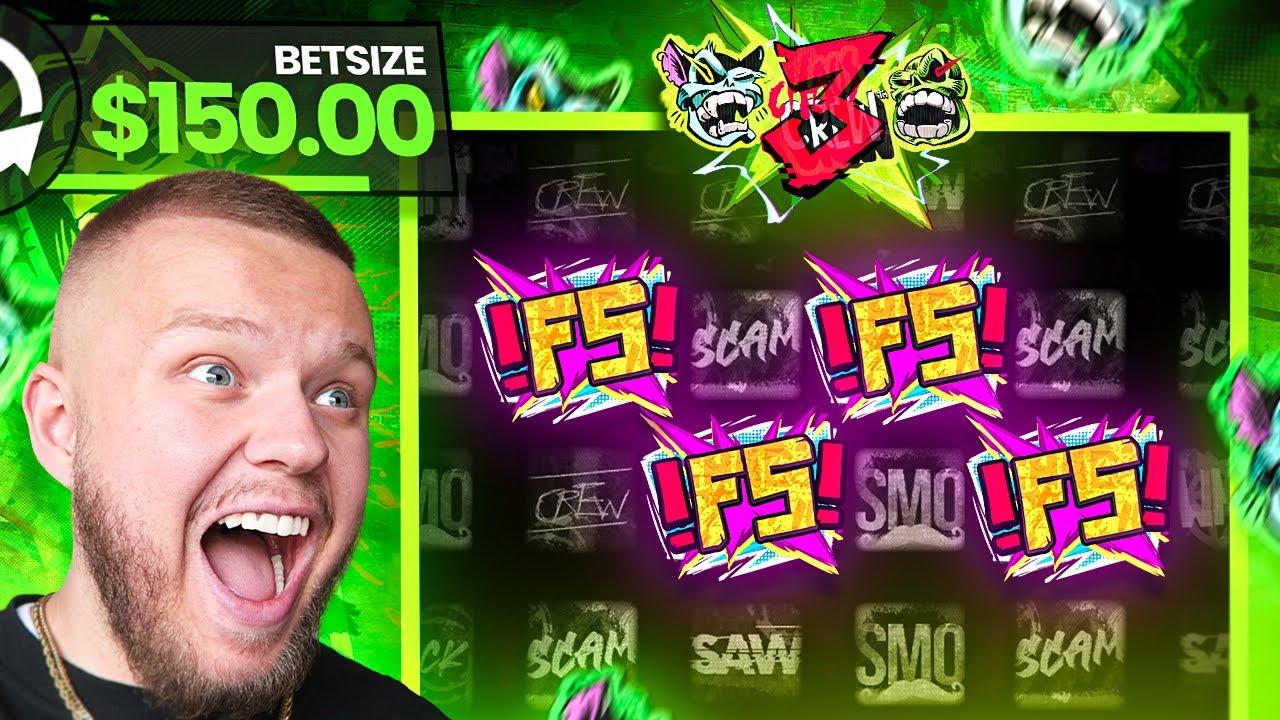 THE NEW CHAOS CREW 3 SLOT DROPPED THIS MASSIVE BONUS! (Big Slot Win!?)