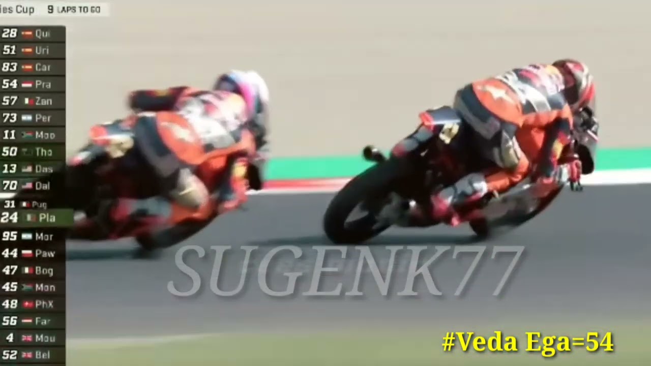 Debut Veda Ega Pratama di ajang  Red Bull Rookies Cup 2024 Italia. #vedaegapratama