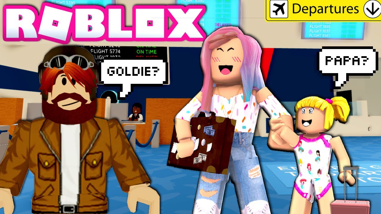 Goldie Conoce a Su Papa? Roblox Airplane 4 Story - Titi Juegos
