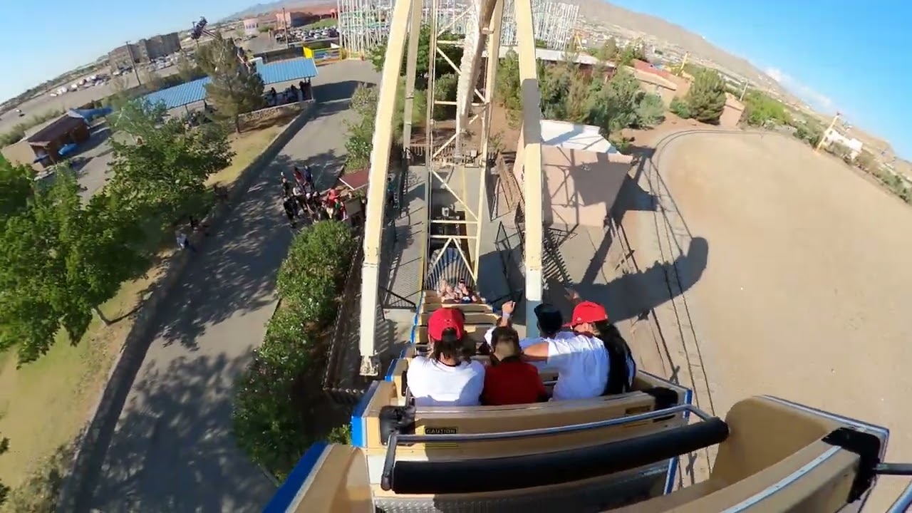 Pharaoh's Fury On Ride | Western Playland Amusement Park 7/1/2023
