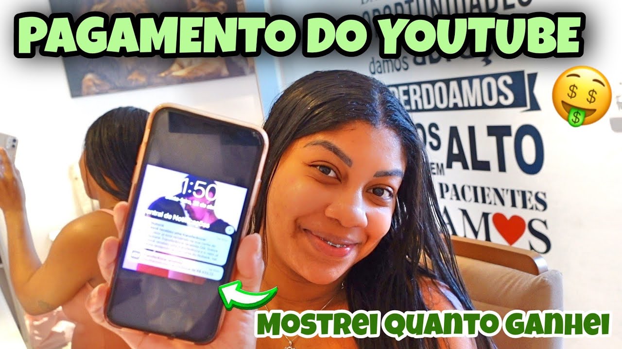 MEU PRIMEIRO SALÁRIO NO YOUTUBE | MOSTREI O VALOR MESMO !!