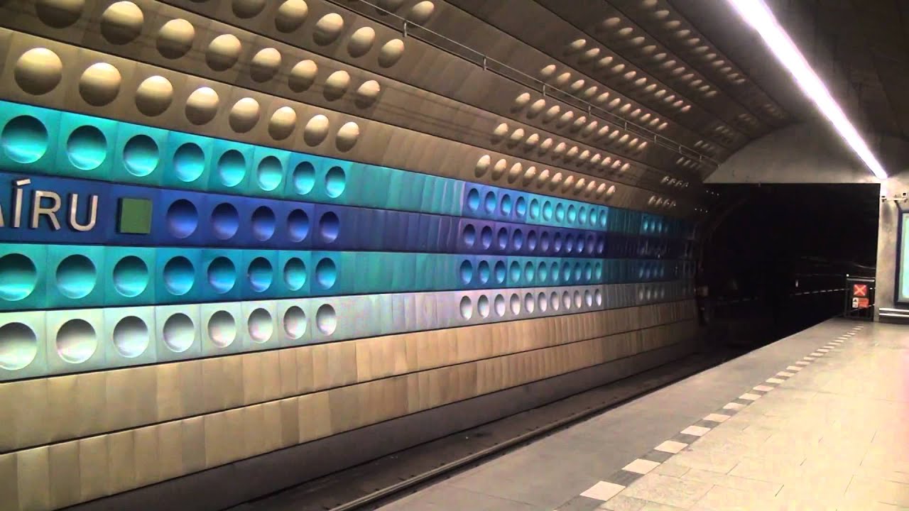 Metro Praha / Prague at station Náměstí Míru Linka A