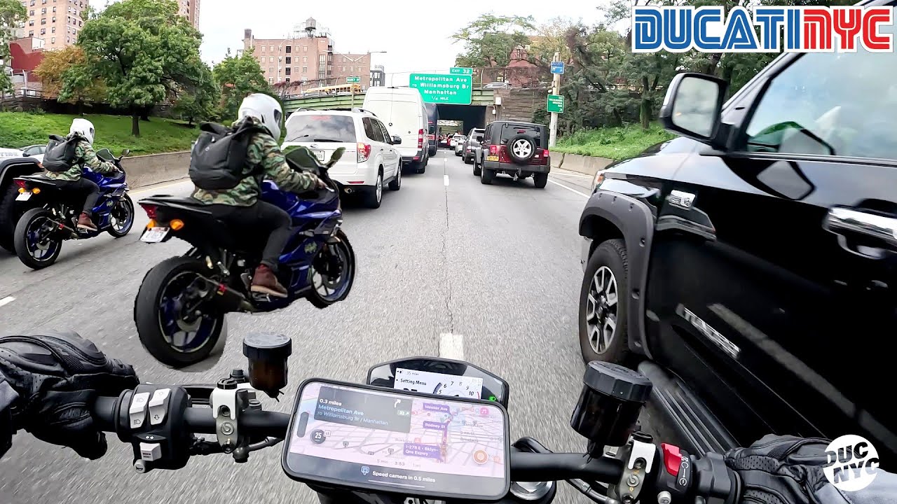 Lane Splitting before You're READY? - NYC Traffic Splitting Observation v1955