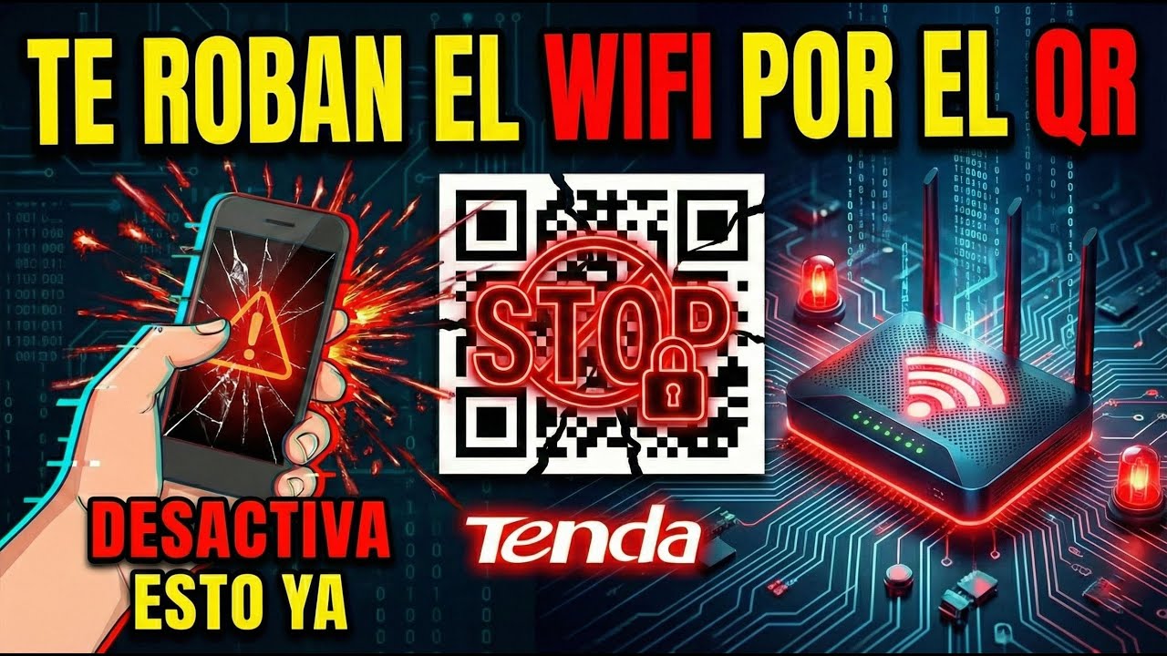 Evita que te roben el WIFI por ESCANEO QR