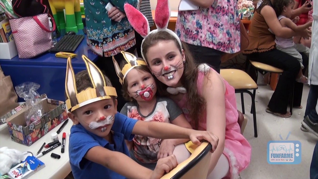 Volunt&aacute;rios visitam pacientes HCM na semana de p&aacute;scoa