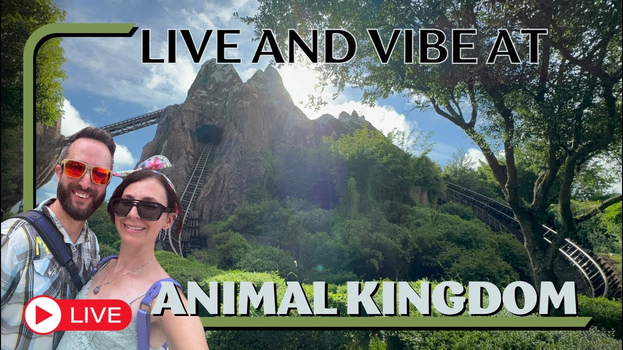 🔴Live: Morning Vibes at Animal Kingdom Disney World 09/18/24