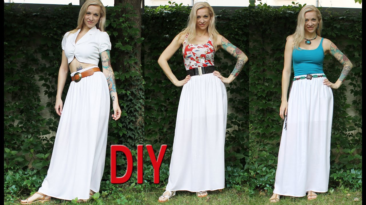 DIY Maxi Skirt | Super Easy, No Zipper