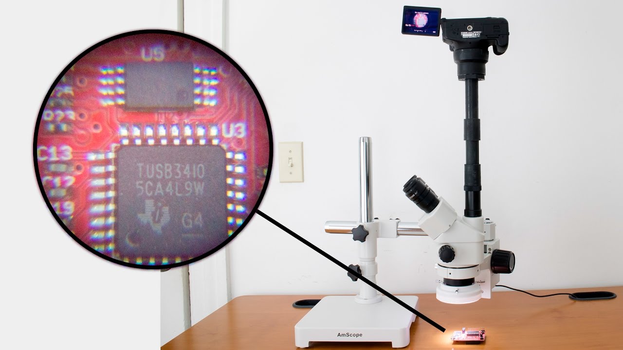 Build a DIY DSLR camera mount for your trinocular microscope - HNB #3