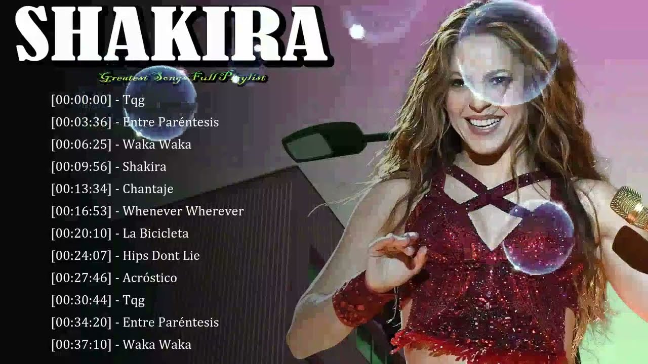 💫 Shakira – Energetic songs blending love, rhythm, and bold, empowering vibes 🎵