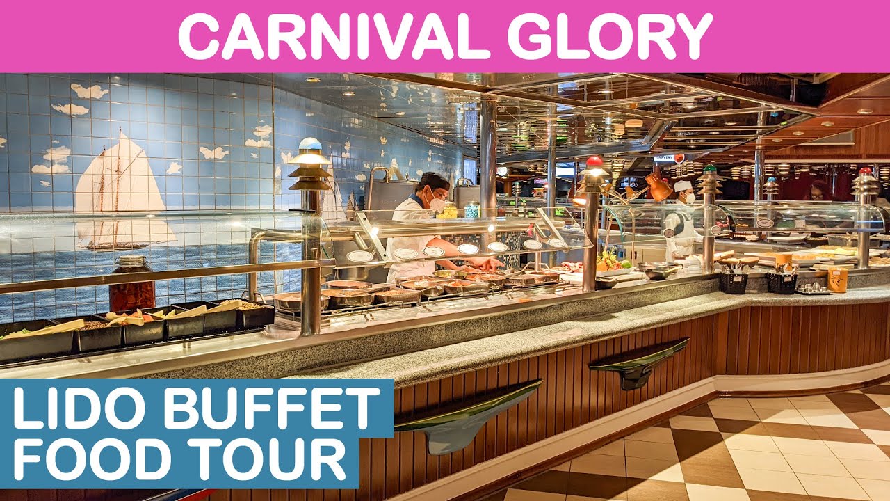 Carnival Glory: Lido Buffet Food Tour