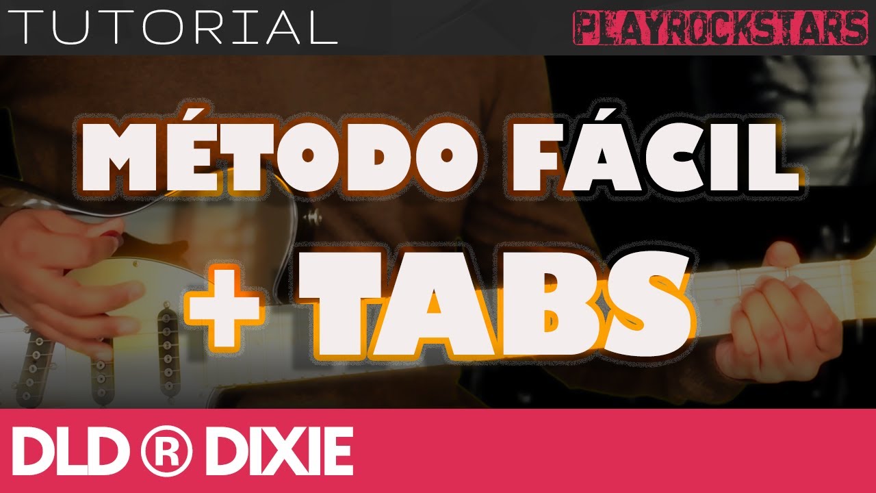 como tocar DIXIE en guitarra DLD ⭐️ TUTORIAL / ACORDES / RITMO / TABS