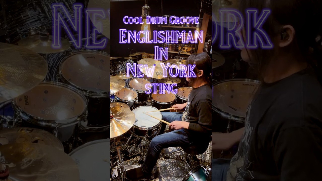 STING / Englishman In New York - Cool Drum Groove🥁 Drum Lesson 579 