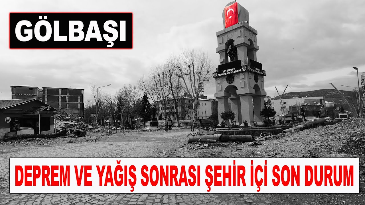 Kahramanmaraş Depremi – Motosikletle Gölbaşı Şehir İçi Son Durum #kahramanmaraş #gölbaşı #deprem