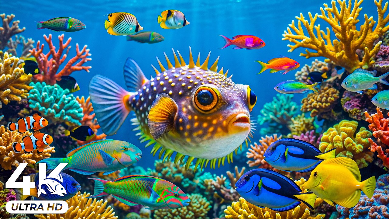 Ocean Depths 4K: Exploring a Hidden Blue World | Cinematic Sea Documentary | Soft Sounds