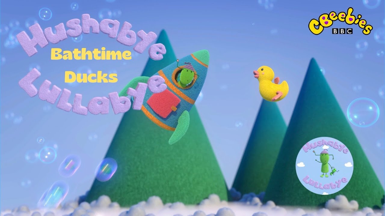 SING ALONG! LYRICS VIDEO BATH TIME DUCKS |CBEEBIES | Hushabye Lullabye | Lullabies | KIDS MUSIC