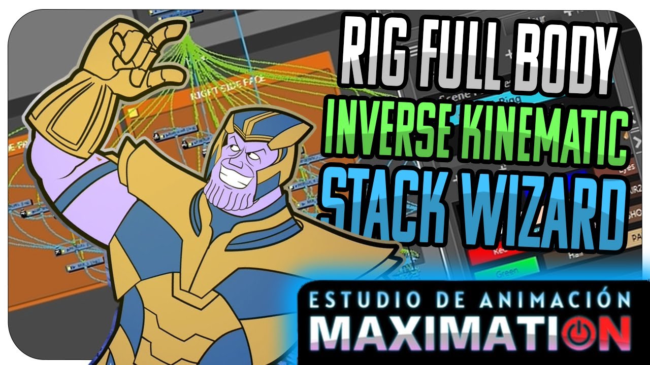 TOON BOOM HARMONY FULL BODY RIGGING IK SYSTEM & GRID WIZARD