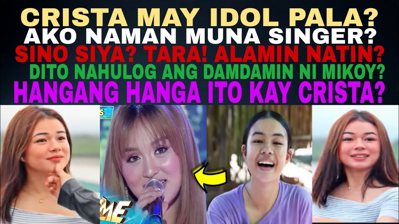 CRISTA MAY IDOL PALA? SINO SIYA? DITO NAHULOG ANG DAMDAMIN NI MIKOY? KALINGAP RAB LATEST VLOG TODAY 