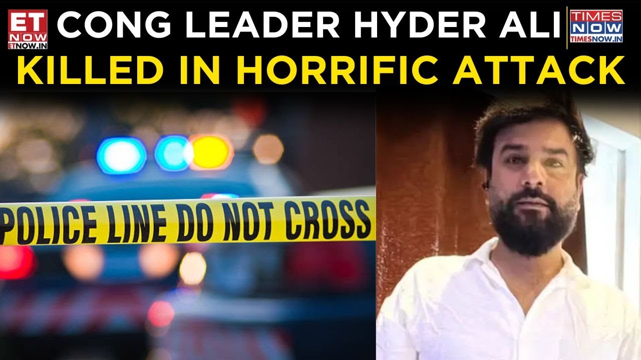 Shocking Murder In Bengaluru: Congress Leader Hyder Ali Stabbed To Death In A Brutal Attack