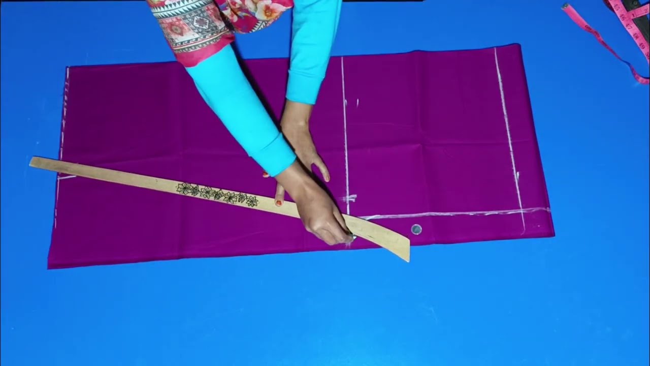 সূত্র দিয়ে প্লাজু কাটিং ও সেলাই 