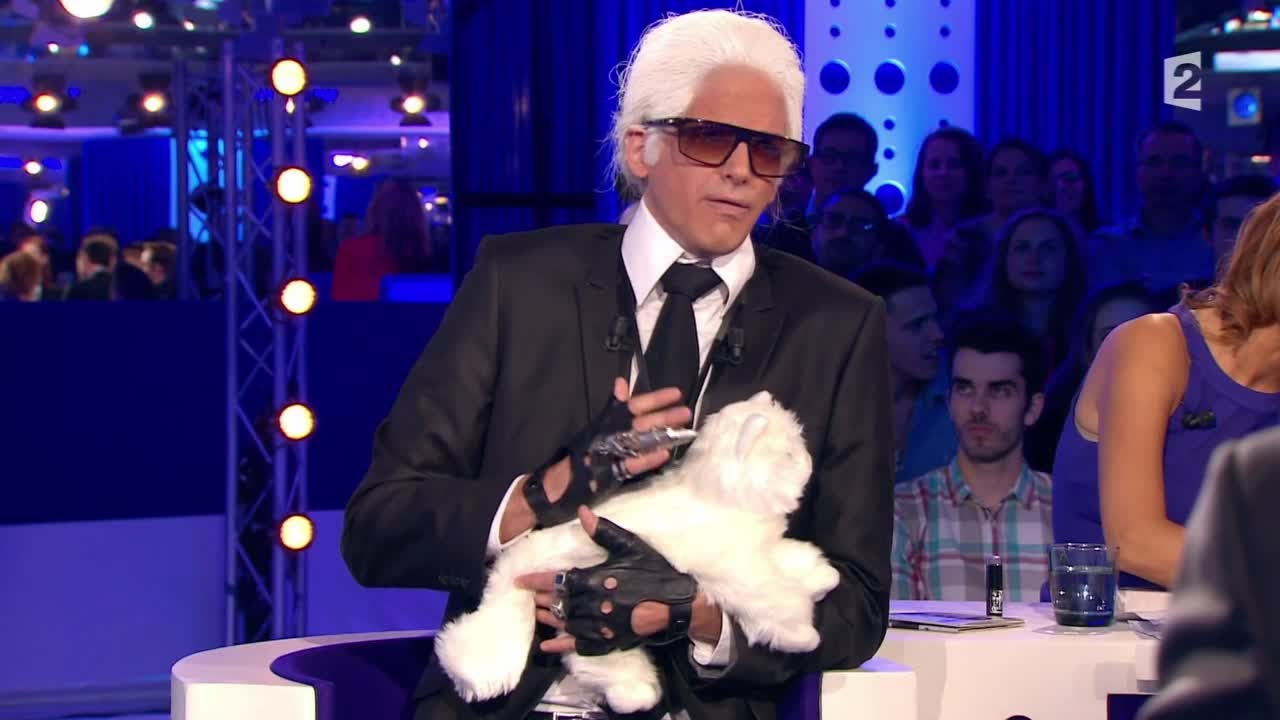 Karl Lagerfeld : imitation par Marc-Antoine Le Bret #ONPC